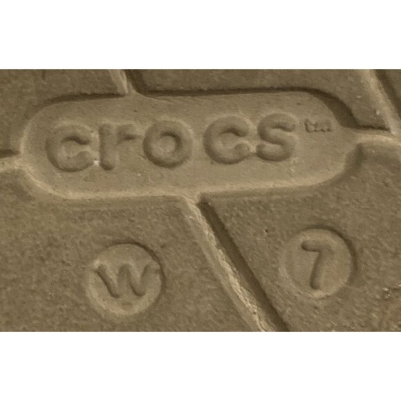 Crocs Women's size 7 Brown Suede Mid-Calf  faux fur lined Boots - Picture 7 of 7